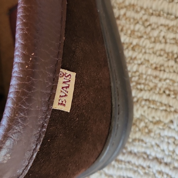 L.B. Evans Atlin Slipper 9EEE New in Box Chocolate - Picture 6 of 7